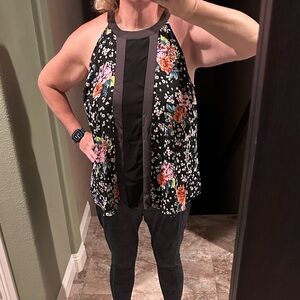 Torrid Floral Halter top, Size 2